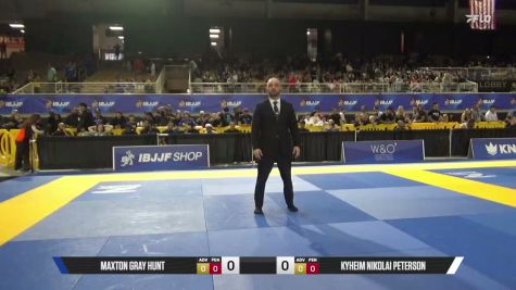 Kyheim Nikolai Peterson vs Maxton Gray Hunt 2026 Pan Kids Jiu-Jitsu IBJJF Championship