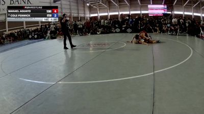 144 lbs Cons. Round 4 - Makael Aguayo, Team Champs Wrestling Club vs Cole Fenwick, Utah