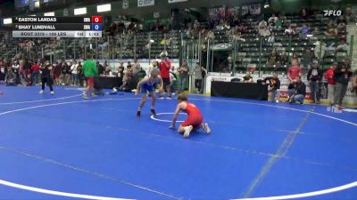 106 lbs 3rd Place Match - Easton Landas, Sebolt Wrestling Academy vs Shay Lundvall, Sebolt Wrestling Academy