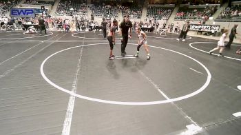 80 lbs Rr Rnd 1 - Terrielle Owens, Tulsa North Mabee Stampede vs Chloe Green, HURRICANE WRESTLING ACADEMY