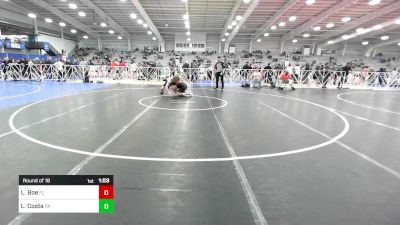 160 lbs Round Of 16 - Lucas Boe, FL vs Liam Costa, PA