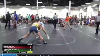 120 lbs Round 2 (8 Team) - Giovanni Beatrice, TDWC vs Aiden Grogg, PA Alliance White