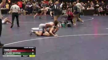 157 lbs Champ. Round 2 - Thade Radosa, Cornerstone vs 2 Wilder Wichman, Thomas More (Ky.)