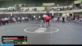 285 lbs Finals (8 Team) - William Cholewinski, Thompson vs Adrian Kruger, Marshfield