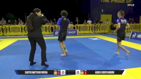 Asher Joseph Moore vs Carter Matthew Rivera 2025 Pan IBJJF Jiu-Jitsu No-Gi Championship