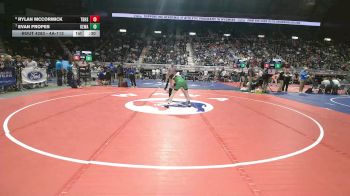 4A-113 lbs Cons. Round 3 - Evan Propes, Kelly Walsh vs Rylan McCormick, Thunder Basin High School