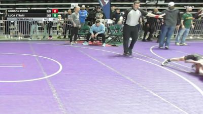 70 lbs Semifinal - Hudson Piper, Ruthless vs Luca Ettari, Shore Thing