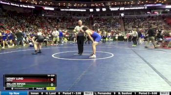 1A-220 lbs Champ. Round 1 - Dillon Inman, Southwest Valley vs Henry Lund, AHSTW
