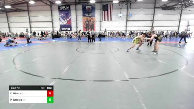 142 lbs Quarterfinal - Vincent Rivera, CT vs Paul Ortega, NY