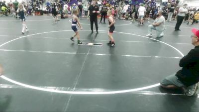 60 lbs Cons. Round 2 - Owen Franklin, Boney Crow`s Wrestling vs Leanna Drook, Grizzlies Wrestling Club