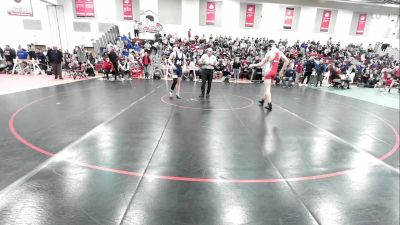 215 lbs Quarterfinal - Anthony Caruso, Pinkerton Academy vs Elijah Wales, Milford