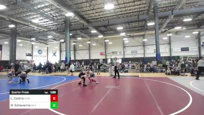 89 lbs Quarterfinal - Lorenzo The Show Castro, Scrap Yard Garage vs Nicholas Echavarria, Salem Elite Mat Club