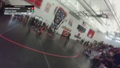 87-88 lbs Round 2 - Cort Pickinpaugh, Powell Middle School vs Brycen Jones, Thermopolis Middle School