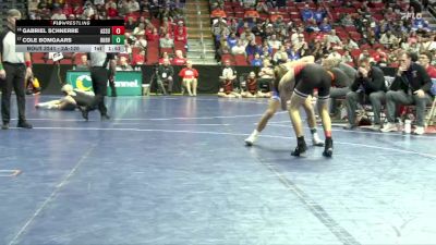 2A-120 lbs Cons. Round 2 - Gabriel Schnerre, Assumption, Davenport vs Cole Bomgaars, Boyden-Hull/Rock Valley