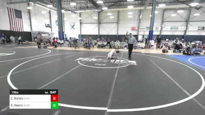 73 lbs Consi Of 4 - Colton Bailey, Durham Elite vs Silas Beers, Redwood WC