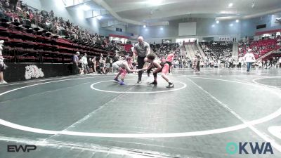 120 lbs Quarterfinal - Karson Jones, Claremore Wrestling Club vs Aryzona Cummings, Mojo Grappling Academy