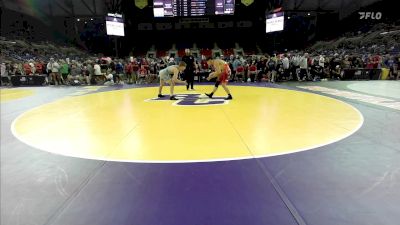 165 lbs Cons 16 #1 - Kalob Ybarra, CO vs Colin McAlister, KS