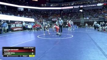 2A-106 lbs Champ. Round 2 - Tucker Ball, Davis County vs Easton Enyeart, Ballard