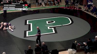 138 lbs Quarterfinals (8 Team) - Rowdy Menning, Pierre T.F. Riggs vs Kutler Swenson, Watertown