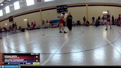 160 lbs Cons. Semi - Ethan Smith, Snider Wrestling Club vs Reazon Davenport, Daleville Broncos Wrestling Club