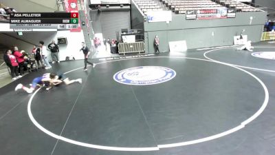 126 lbs Champ. Rd Of 32 - Asa Pelletier vs Mike Almaguer, Righetti High School Wrestling