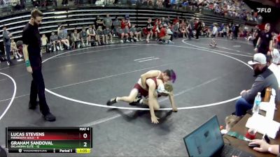 75 lbs Quarterfinals (8 Team) - Lucas Stevens, Minnesota Gold vs Graham Sandoval, Oklahoma Elite