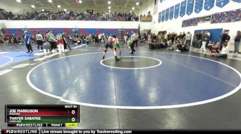 165 lbs Champ. Round 1 - Joe Markuson, Moscow vs Thayer Sabatke, Lakeland