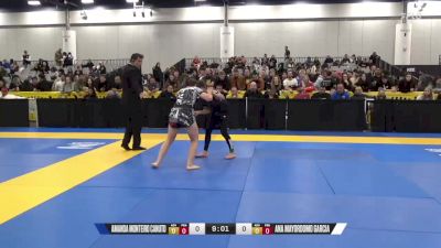 Ana Mayordomo Garcia vs Amanda Monteiro Canuto 2024 World IBJJF Jiu-Jitsu No-Gi Championship