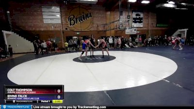 120 lbs Cons. Round 1 - Colt Thompson, Sublime Wrestling Academy vs Eivind Falck, Bonners Ferry Wrestling Club