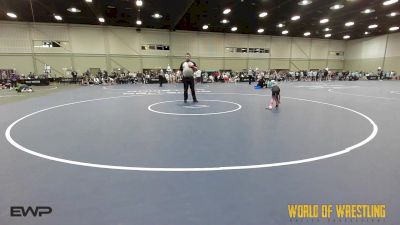 45 lbs Rr Rnd 2 - Slade Fustos, Mojo K-6 vs Bentlee Brittain-winn, Sisters On The Mat