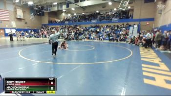140lbs Champ. Round 1 - Addy Mendez, Sprague (Girls) vs Madison Hogan, Emerald Ridge (Girls)