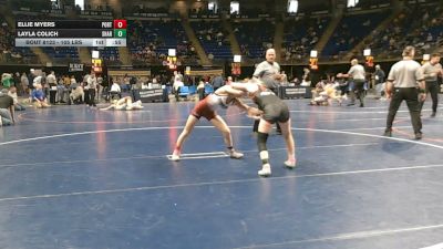 105 lbs Semifinal - Ellie Myers, Portage vs Layla Colich, Sharpsville