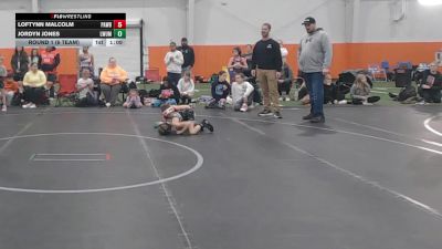 50 lbs Round 1 (6 Team) - Loftynn Malcolm, PA West Black vs Jordyn Jones, Lady Warriors United Maroon