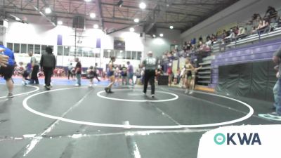 76 lbs Final - Grayson Vanzant, Bristow Elementary Wrestling Club vs Brinley Leyba, Team Tulsa Wrestling Club