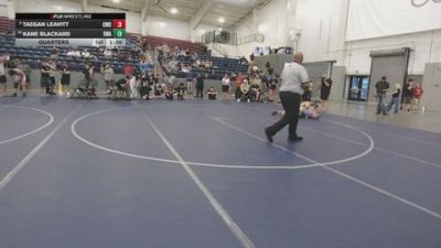 132 lbs Quarters - Kane Blackard, Sanderson Wrestling Academy vs Taegan Leavitt, Champions Wrestling Club