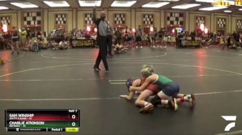 78 lbs Cons. Round 3 - Charlie Atkinson, Refinery vs Sam Winship, Smitty`s Barn