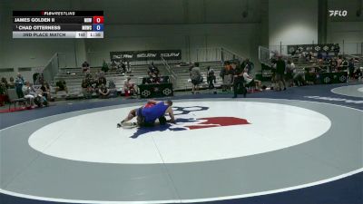 Masters D FS - 70 lbs 3rd Place Match - James Golden II, Master Statesmen WC vs Chad Otterness, Mat Rats Wrestling Club