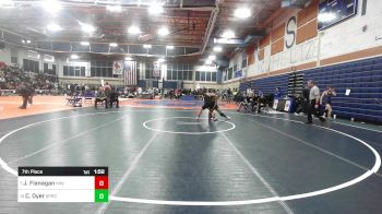 175 lbs 7th Place - Jayden Flanagan, Haverhill vs Cqahni Dyer, Springfield Central