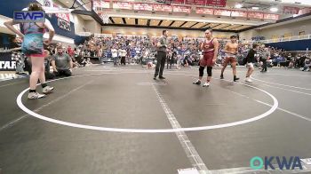 145-155 lbs Rr Rnd 2 - Tatum Fanshier, Clinton Youth Wrestling vs Tinsley Nett, Norman Grappling Club