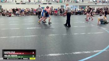 215 lbs Cons. Round 3 - Melvin Gideon, Lake Gibson Wrestling Club vs Austin Cole, Crystal River Wrestling Club