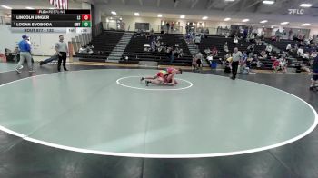 132 lbs 5th Place Match - Lincoln Unger, Lincoln Southeast vs Logan Svoboda, NWTC