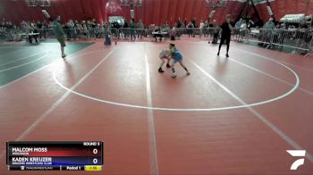 53-56 lbs Round 3 - Malcom Moss, Wisconsin vs Kaden Kreuzer, Ringers Wrestling Club