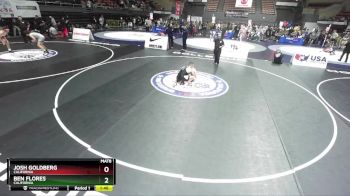 157 lbs Champ. Round 2 - Ben Flores, California vs Josh Goldberg, California