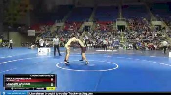 170 lbs Quarterfinals (8 Team) - Max Cunningham, W2-Minot vs Lawson Wagner, E3-Fargo Davies