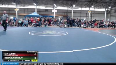 105 lbs Quarterfinal - Madden Hernandez, Sublime Wrestling Academy vs Levi Custer, Hawk Wrestling Club