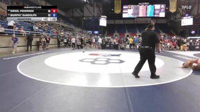 150 lbs Quarters - Diesel Pedersen, OK vs Murphy Randolph, KS