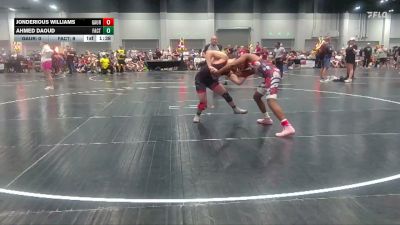 123 lbs Round 5 (8 Team) - Jonderious Williams, GA United Red vs Ahmed Daoud, The Factory