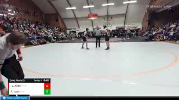 152 lbs Cons. Round 3 - Justice Allen, Oakridge vs Anthony Isom, Rogue River