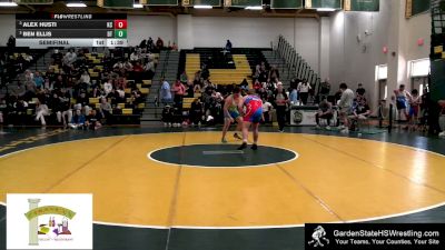 Boys-285 lbs Semifinal - Alex Husti, Kovach`s Conquerers vs Ben Ellis, Clarke`s Dream Team