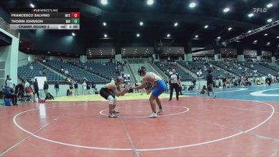 184 lbs Champ. Round 2 - Francesco Salvino, Indiana Tech vs Thorin Johnson, Midway University
